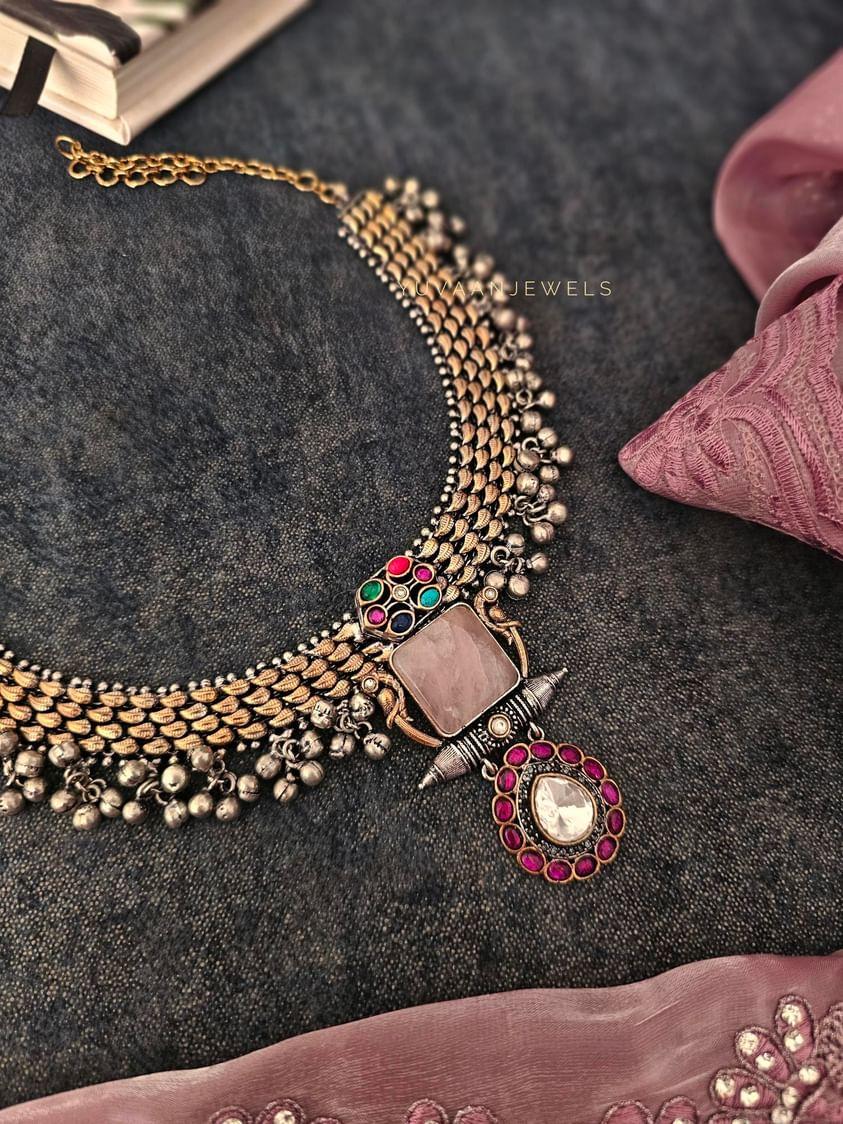 Aakash Handcarved Necklace Thumbnail