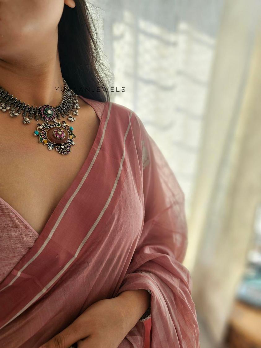 Durga handcrafted necklace Thumbnail