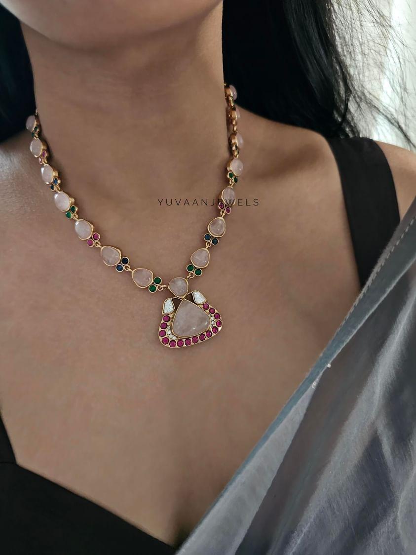 Amrita semi precious necklace Thumbnail