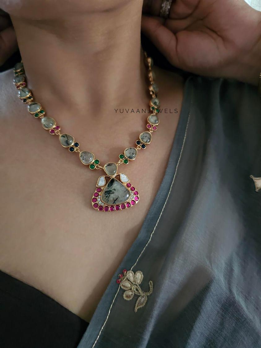 Amrita semi precious necklace Thumbnail