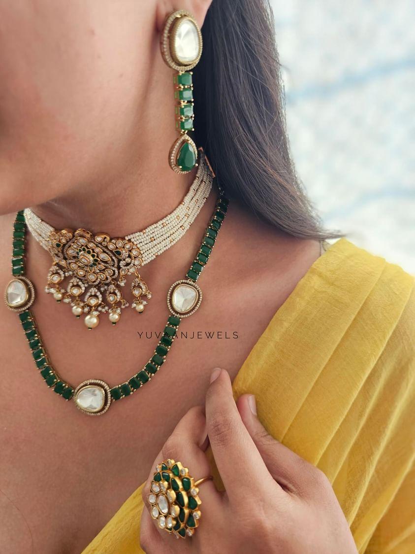 Madhu emerald necklace Thumbnail