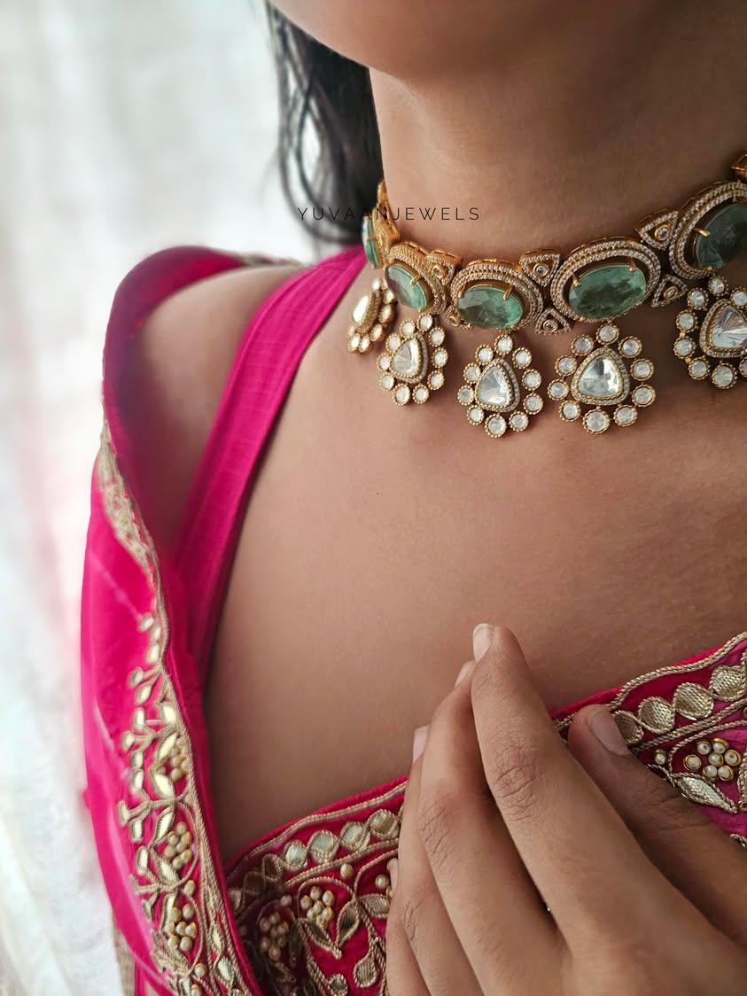 Kanchan polki choker Thumbnail