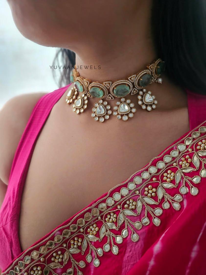 Kanchan polki choker Thumbnail