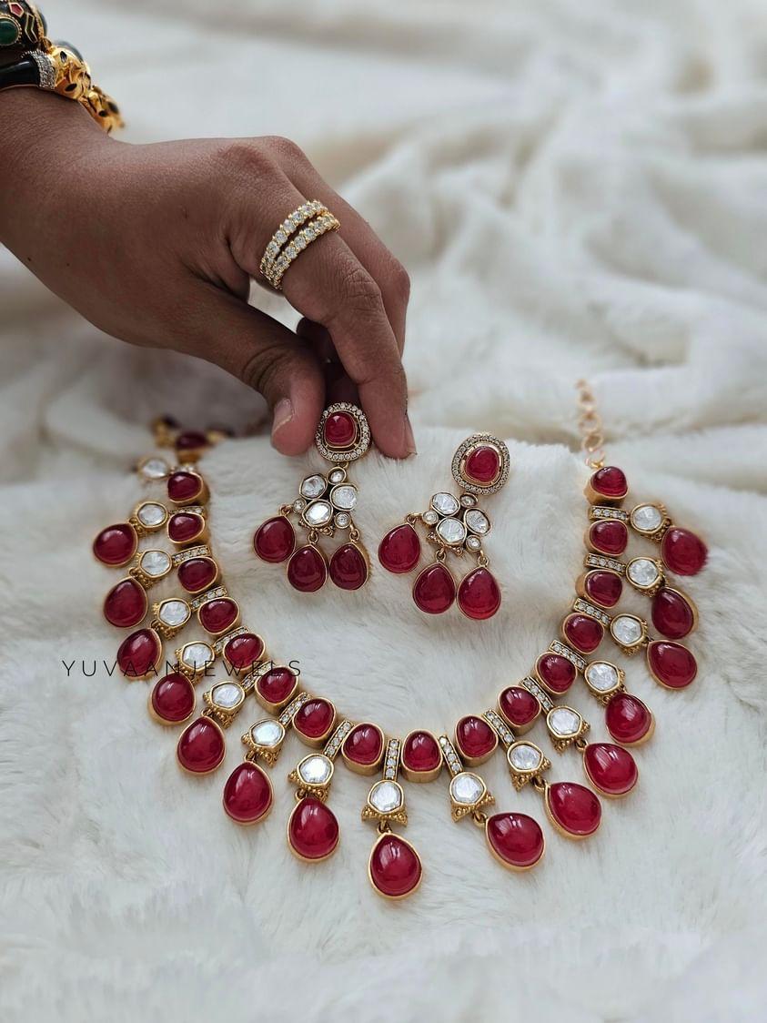 Piedera polki necklace Thumbnail