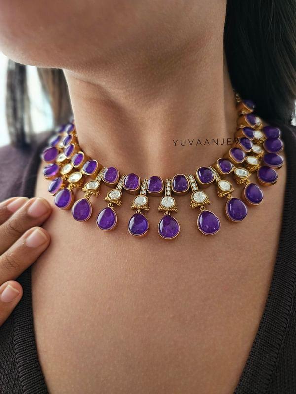 Piedera polki necklace Thumbnail
