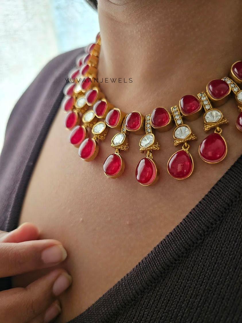Piedera polki necklace Thumbnail