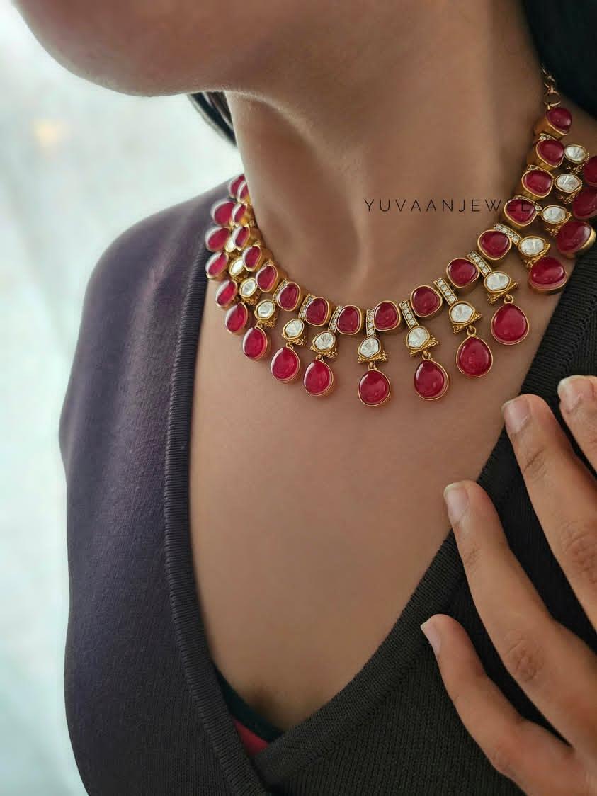 Piedera polki necklace Thumbnail