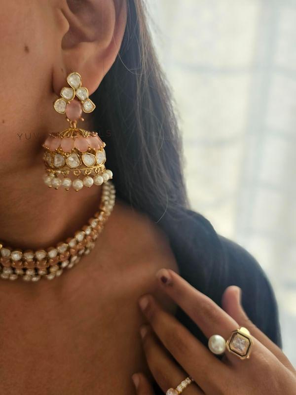 Uttam polki and pearl choker Thumbnail