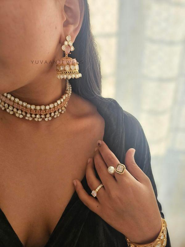 Uttam polki and pearl choker Thumbnail