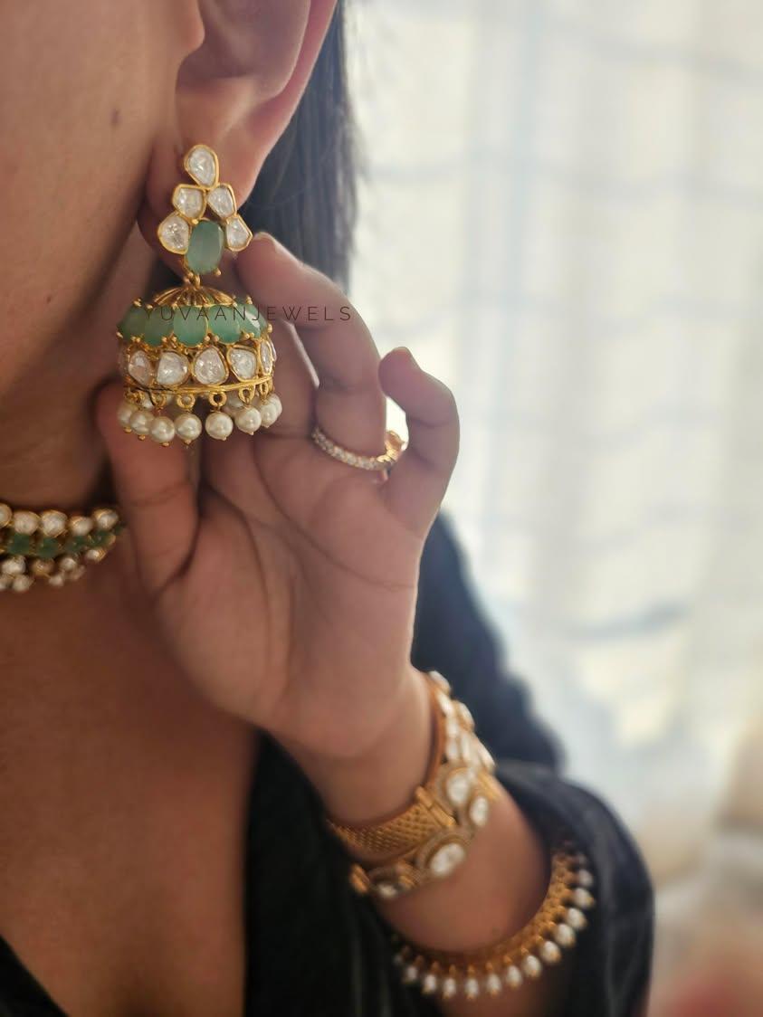 Uttam polki and pearl choker Thumbnail