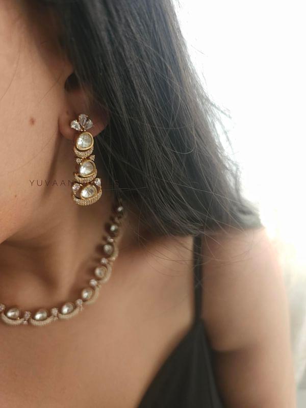 Maysa polki necklace Thumbnail