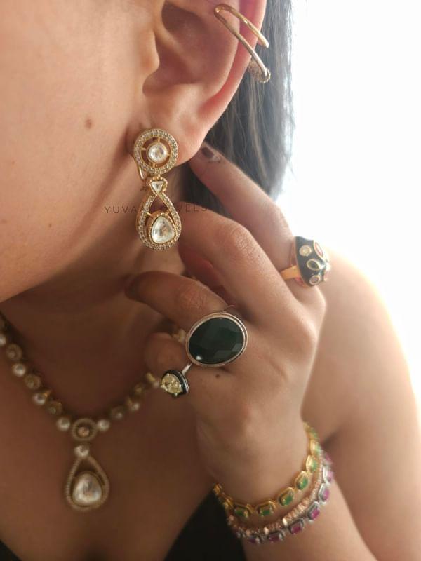 Zaira polki necklace Thumbnail