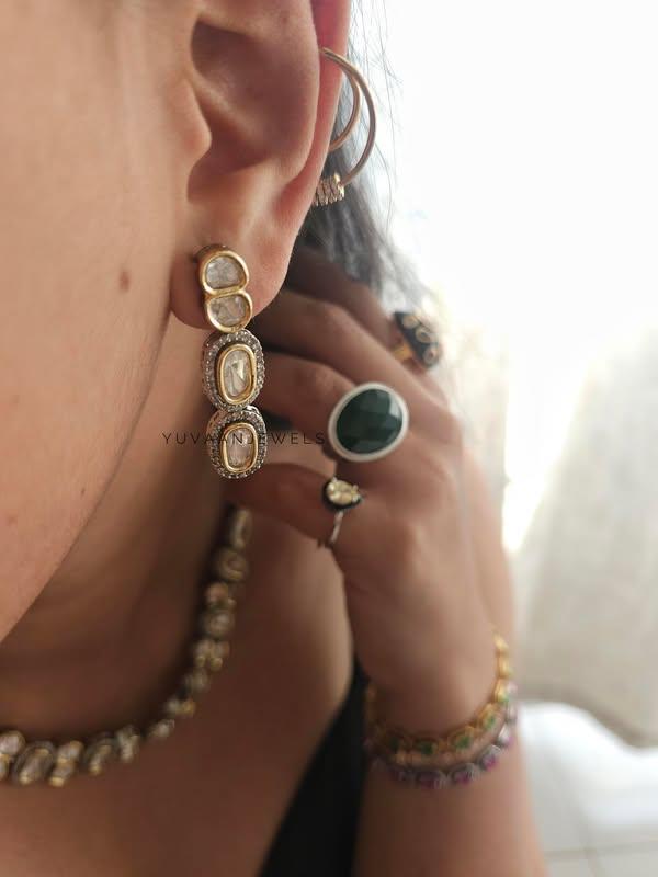 Kimaya polki necklace ANTIQUE Thumbnail