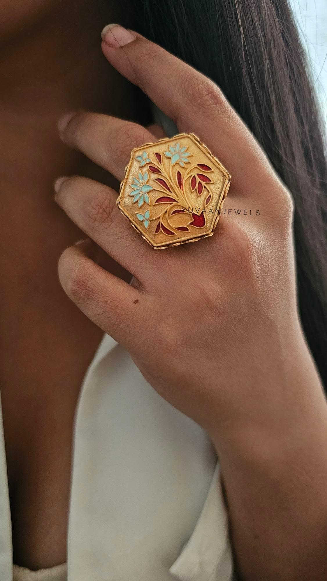 Amiara handcrafted ring Thumbnail