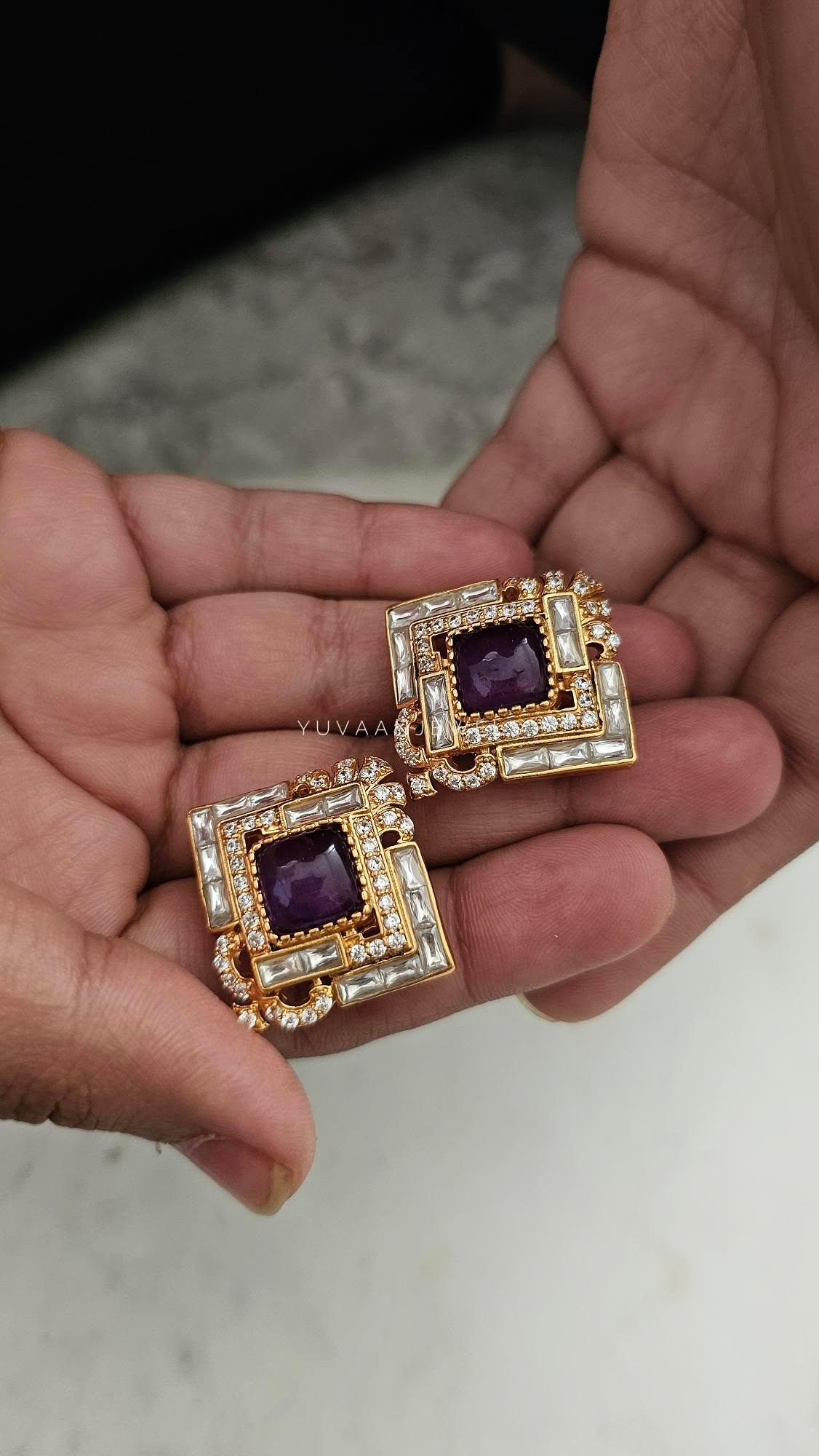 Kara polki studs Thumbnail