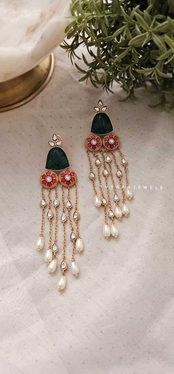 Milaa handcrafted earring Thumbnail