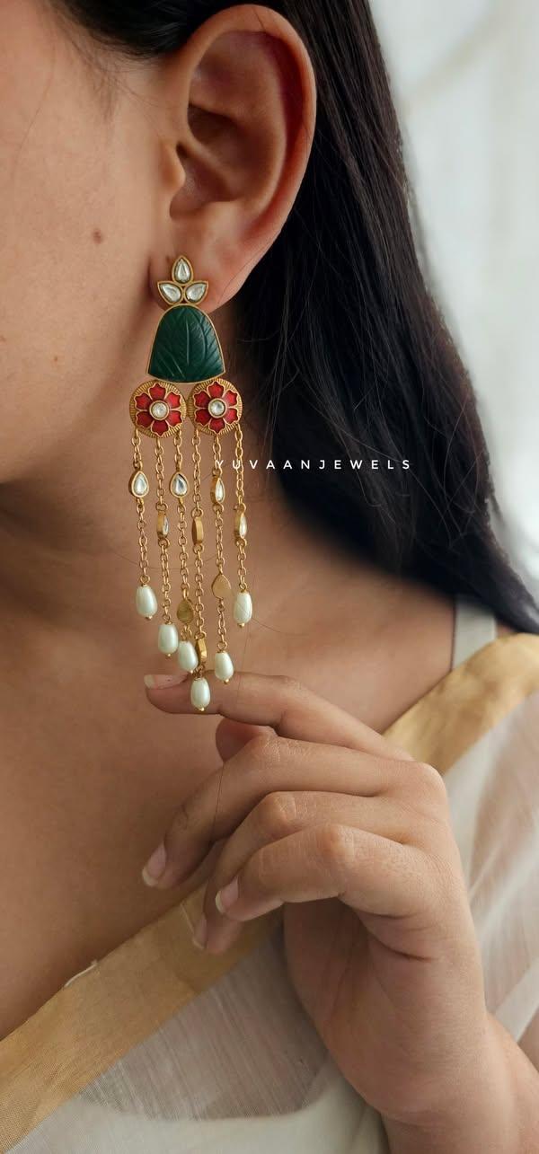 Milaa handcrafted earring Thumbnail