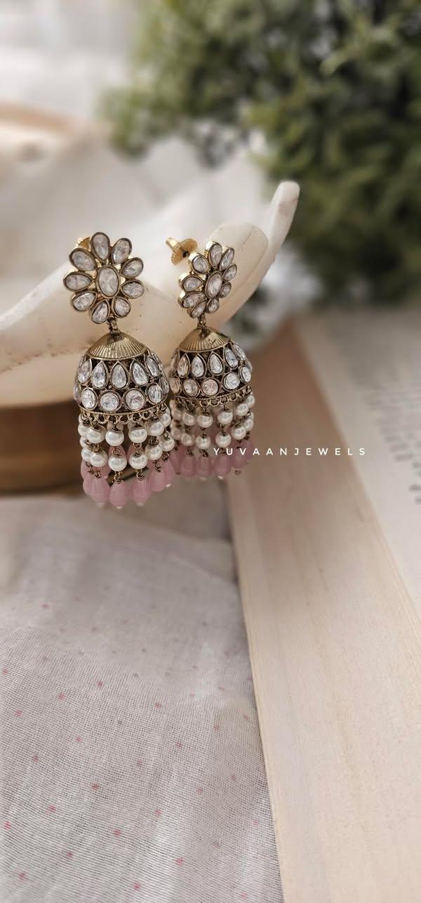 Aira antique style jhumka Thumbnail