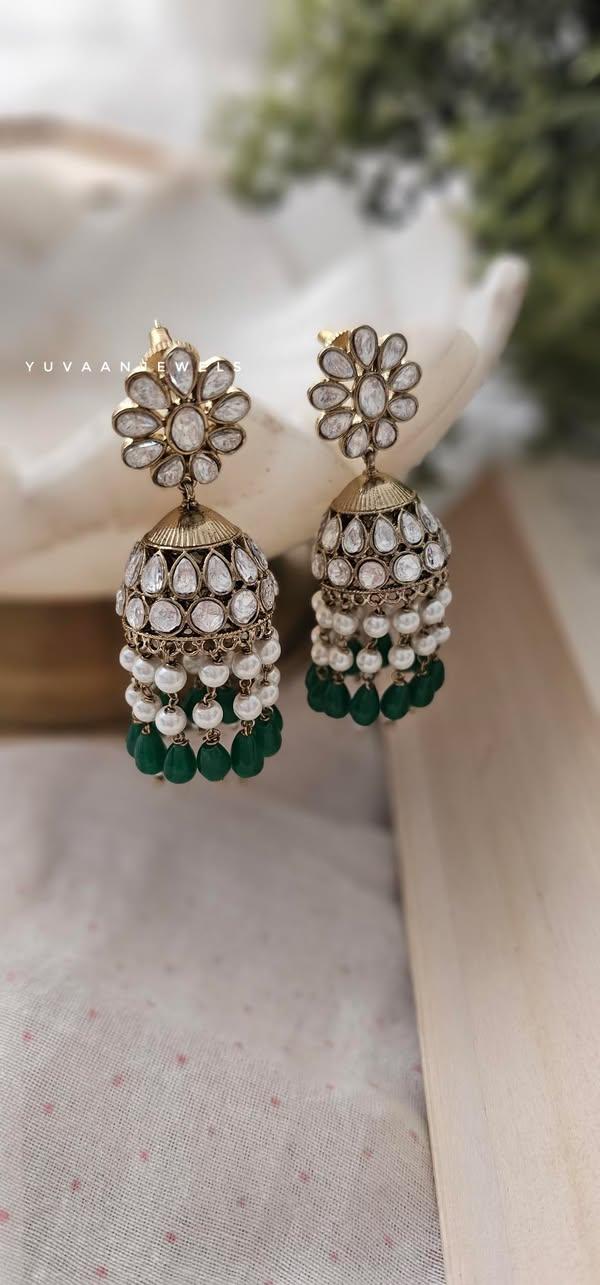 Aira antique style jhumka Thumbnail