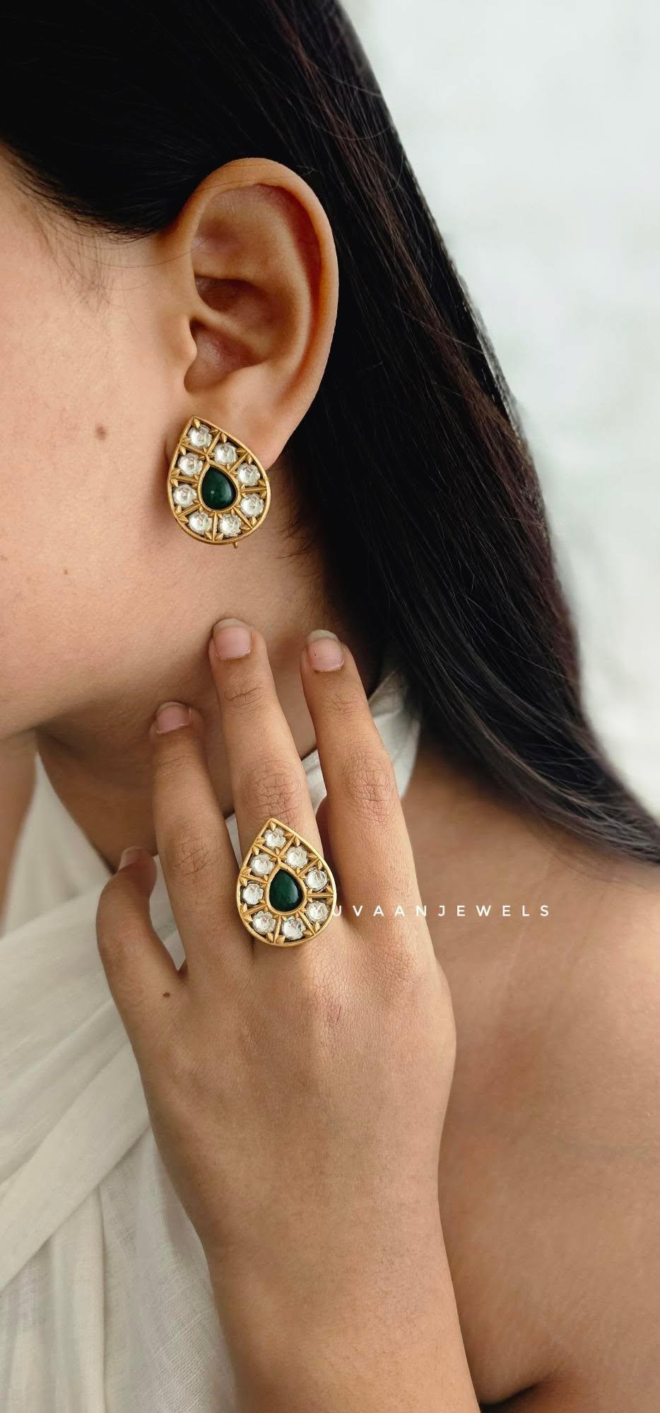 Ayur polki studs Thumbnail