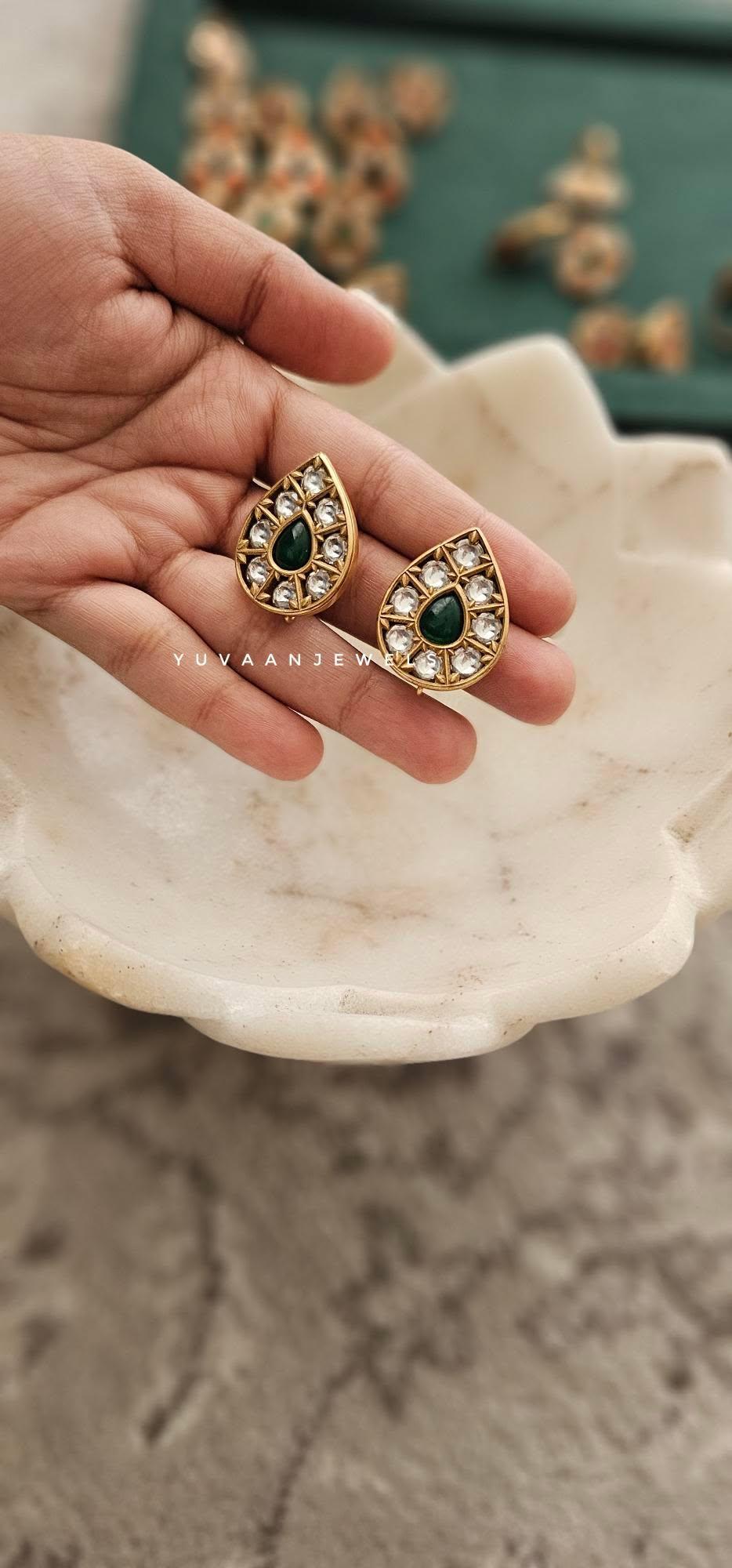 Ayur polki studs Thumbnail