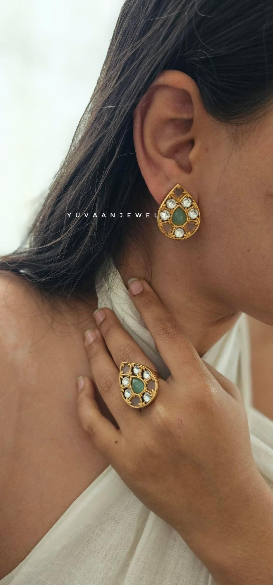 Ayur polki studs Thumbnail