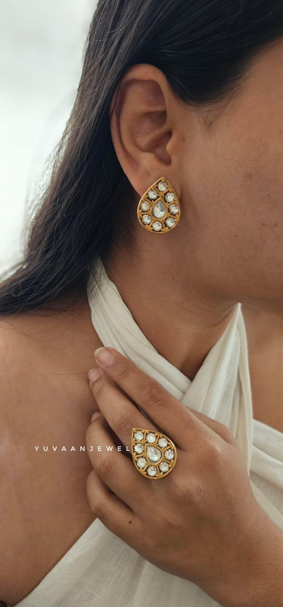 Ayur polki studs Thumbnail