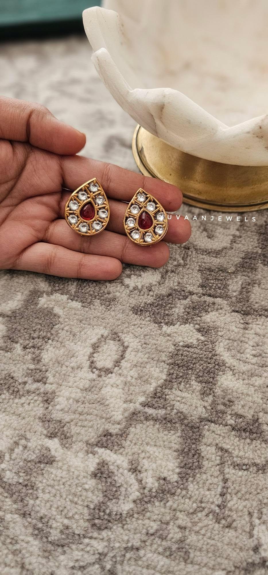 Ayur polki studs Thumbnail