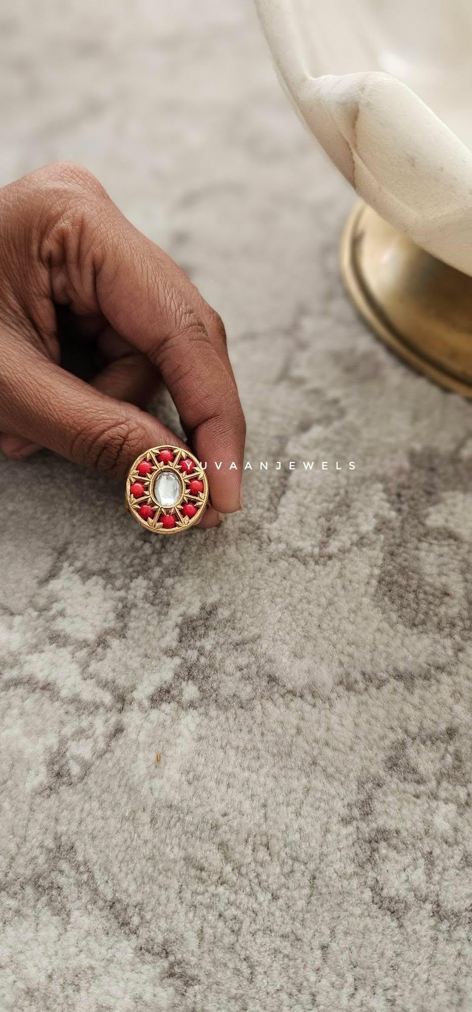 Varinya polki ring Thumbnail