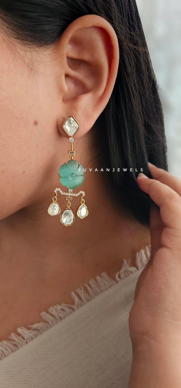Rayana handcrafted earrings Thumbnail