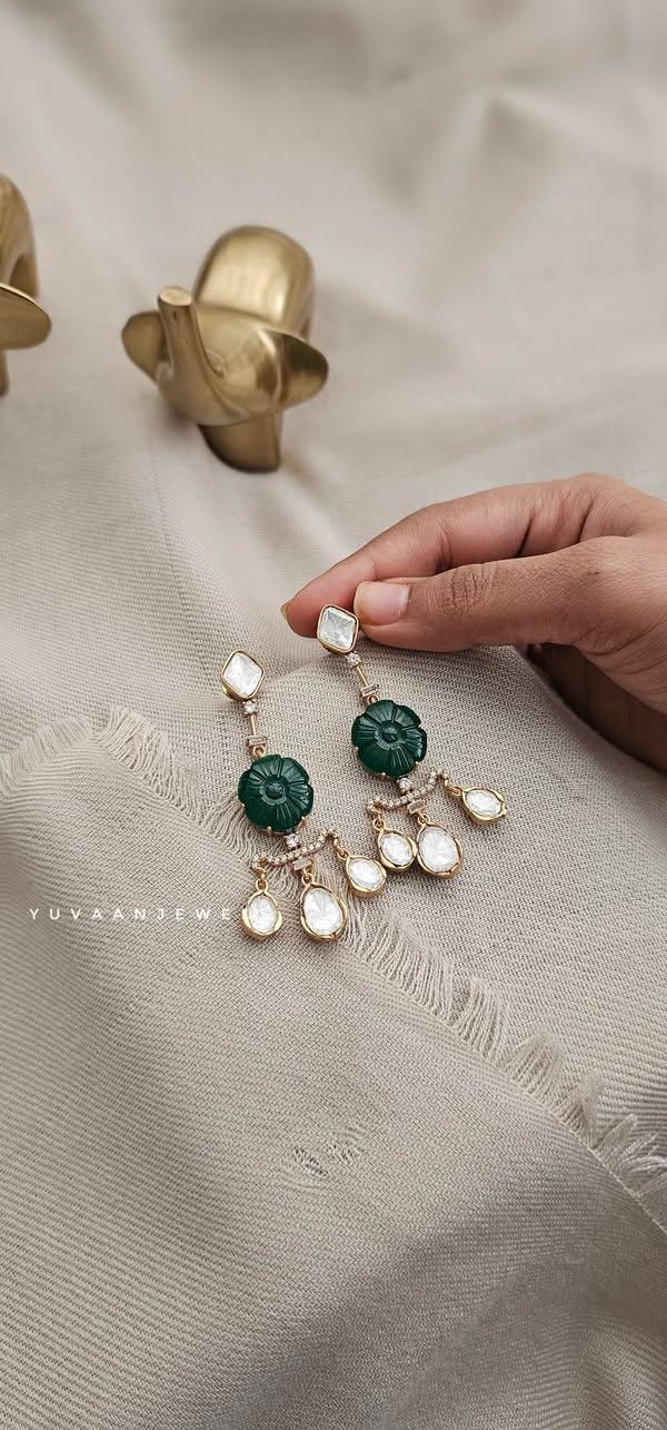 Rayana handcrafted earings Thumbnail