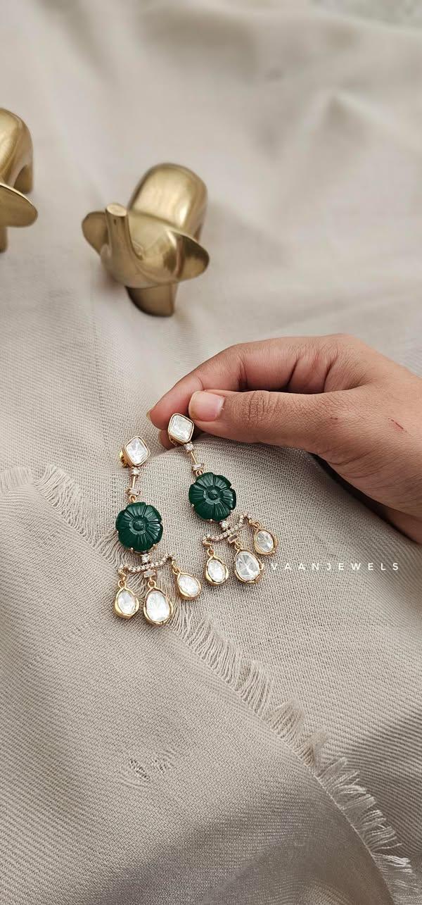 Rayana handcrafted earings Thumbnail