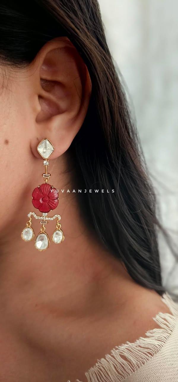 Rayana handcrafted earings Thumbnail