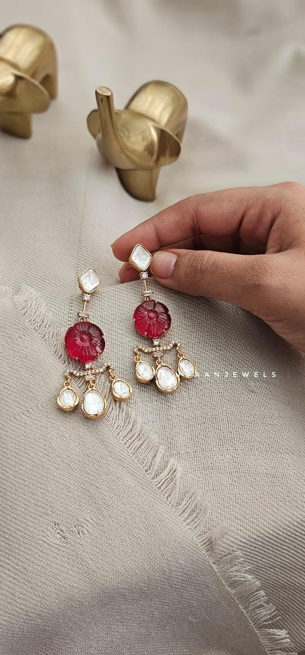 Rayana handcrafted earings Thumbnail