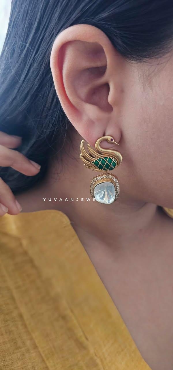 Yvaine polki earring Thumbnail