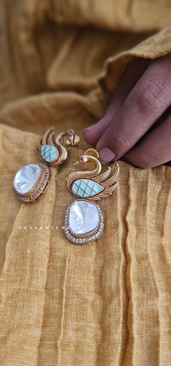 Yvaine polki earring Thumbnail