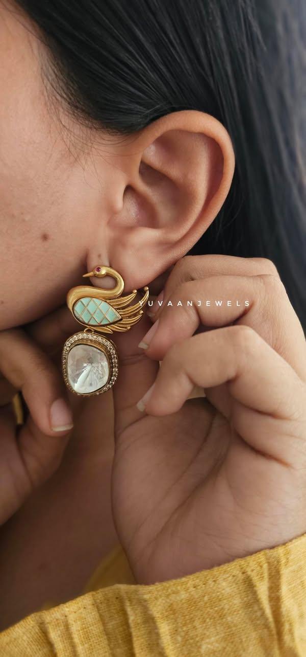 Yvaine polki earring Thumbnail