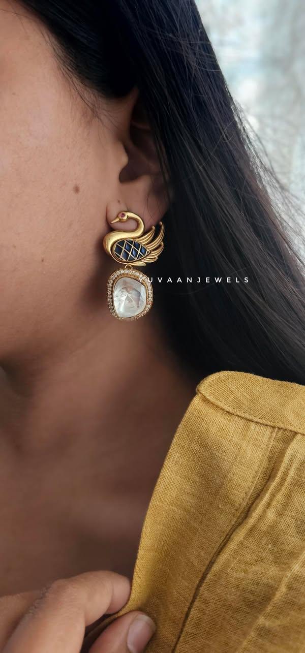 Yvaine polki earring Thumbnail