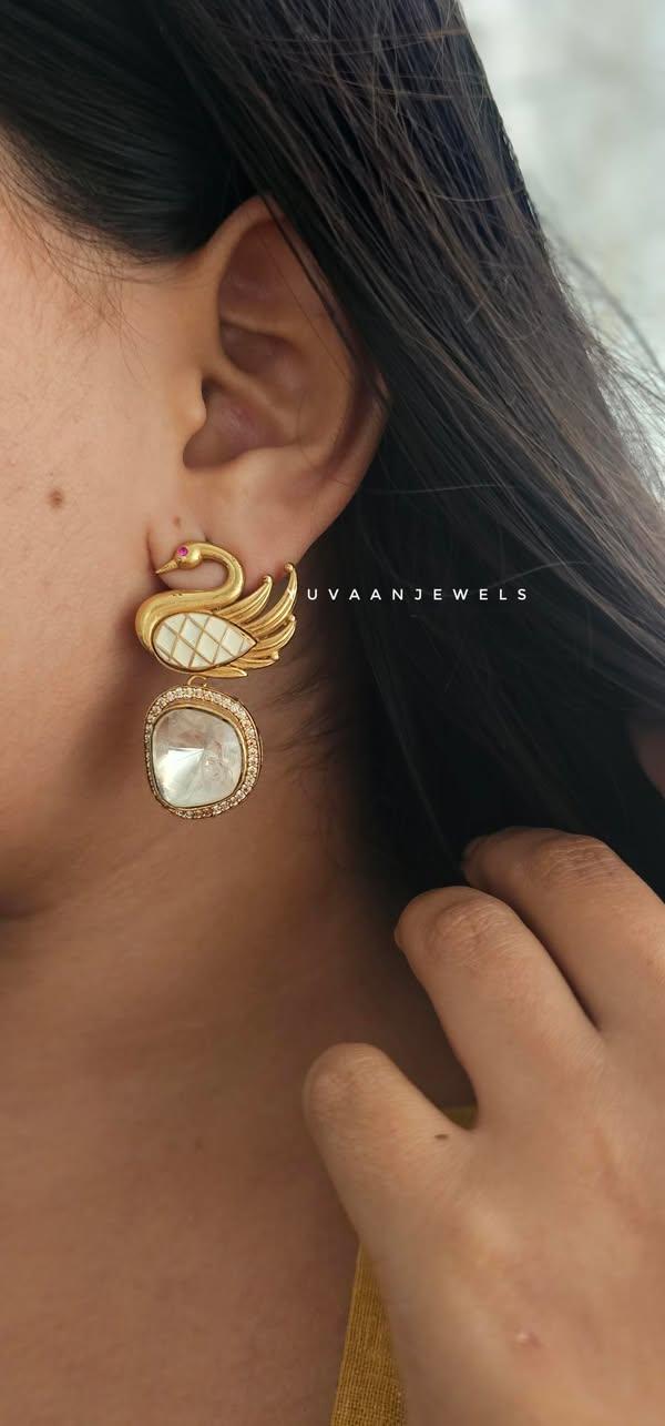 Yvaine polki earring Thumbnail