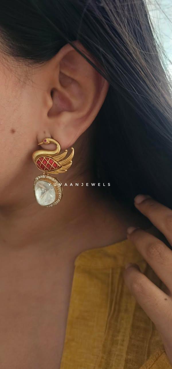 Yvaine polki earring Thumbnail