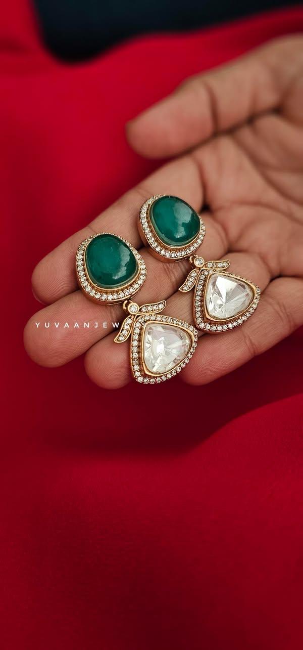 Riaan polki earring Thumbnail