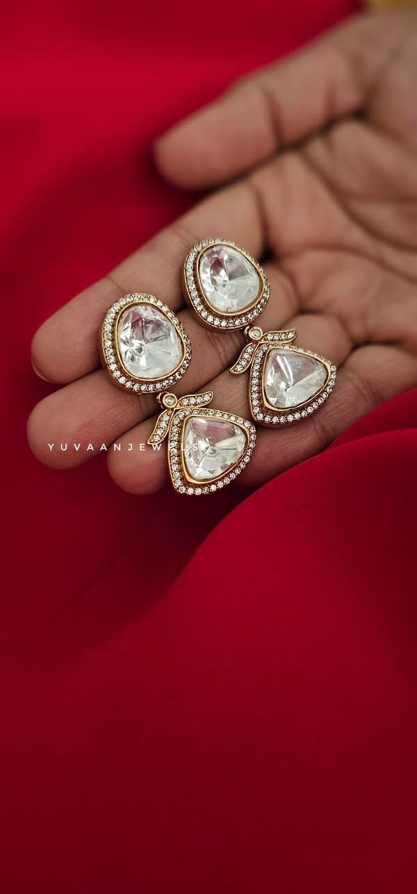 Riaan polki earring Thumbnail