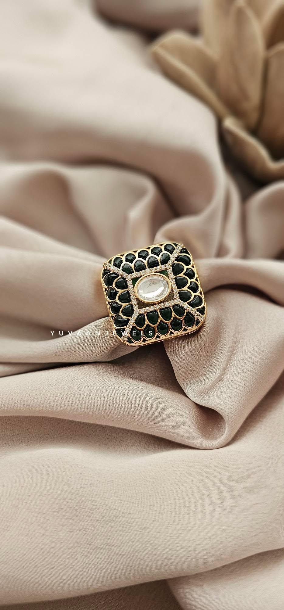 Kaia polki ring Thumbnail