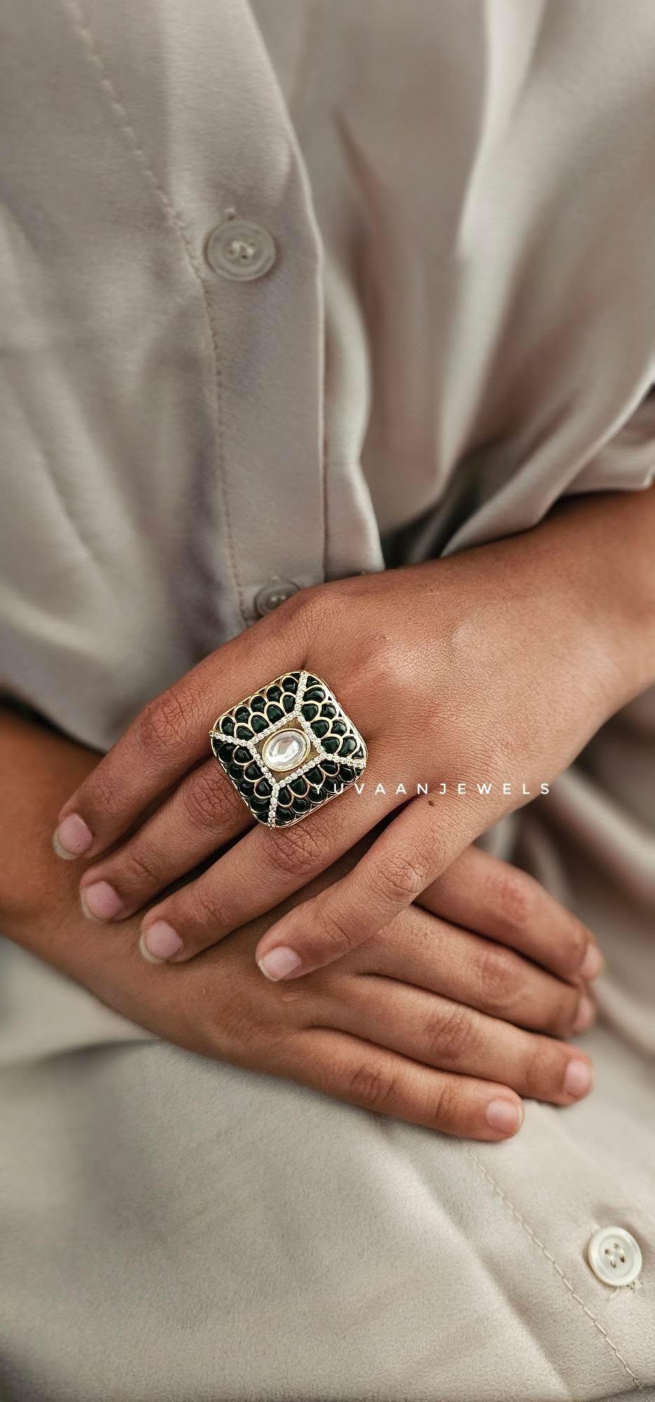 Kaia polki ring Thumbnail