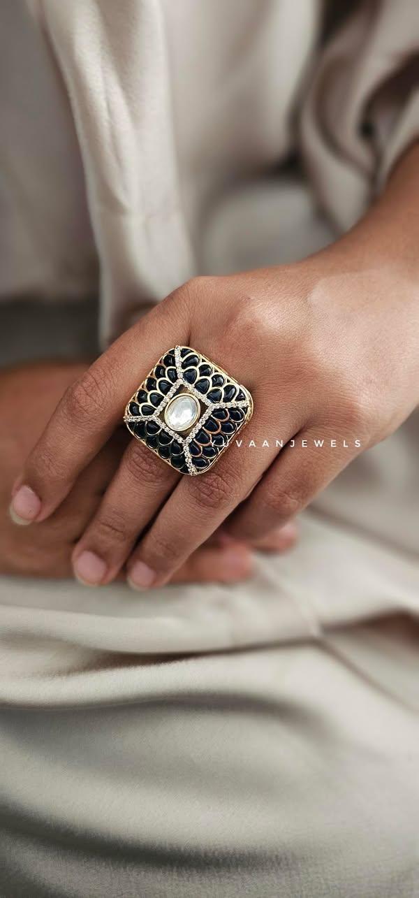 Kaia polki ring Thumbnail