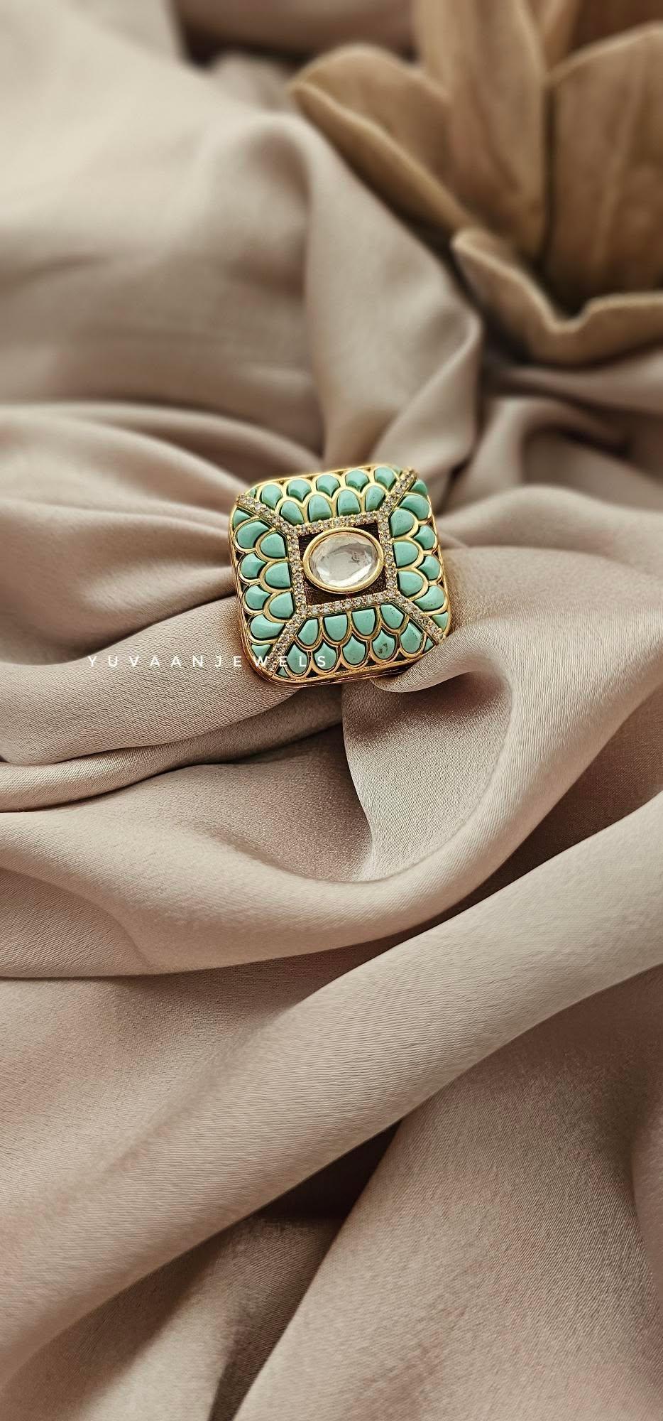 Kaia polki ring Thumbnail