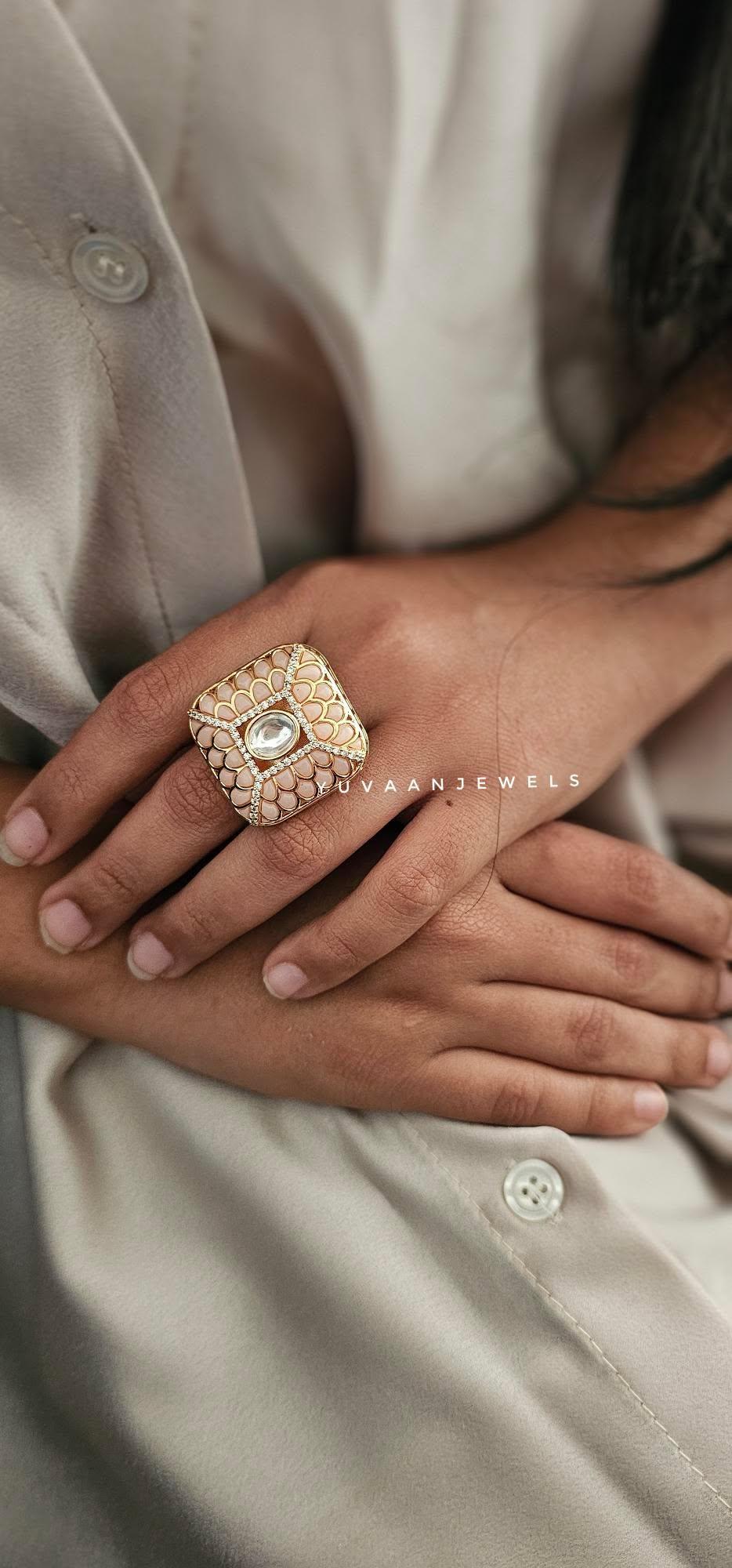 Kaia polki ring Thumbnail