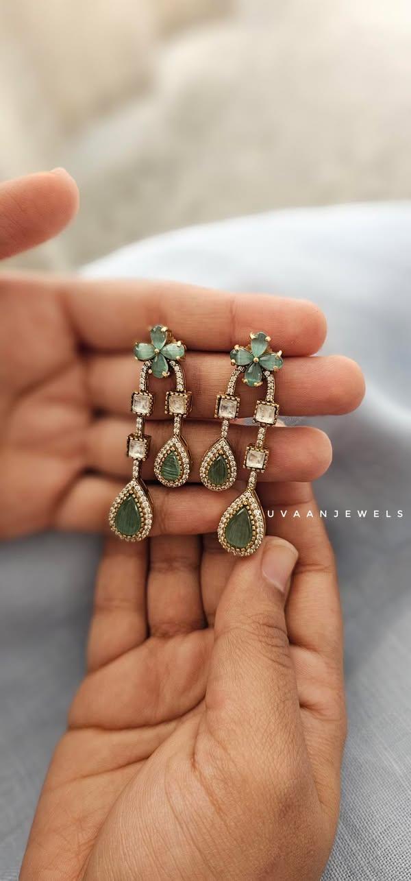 Maleia polki earrings Thumbnail
