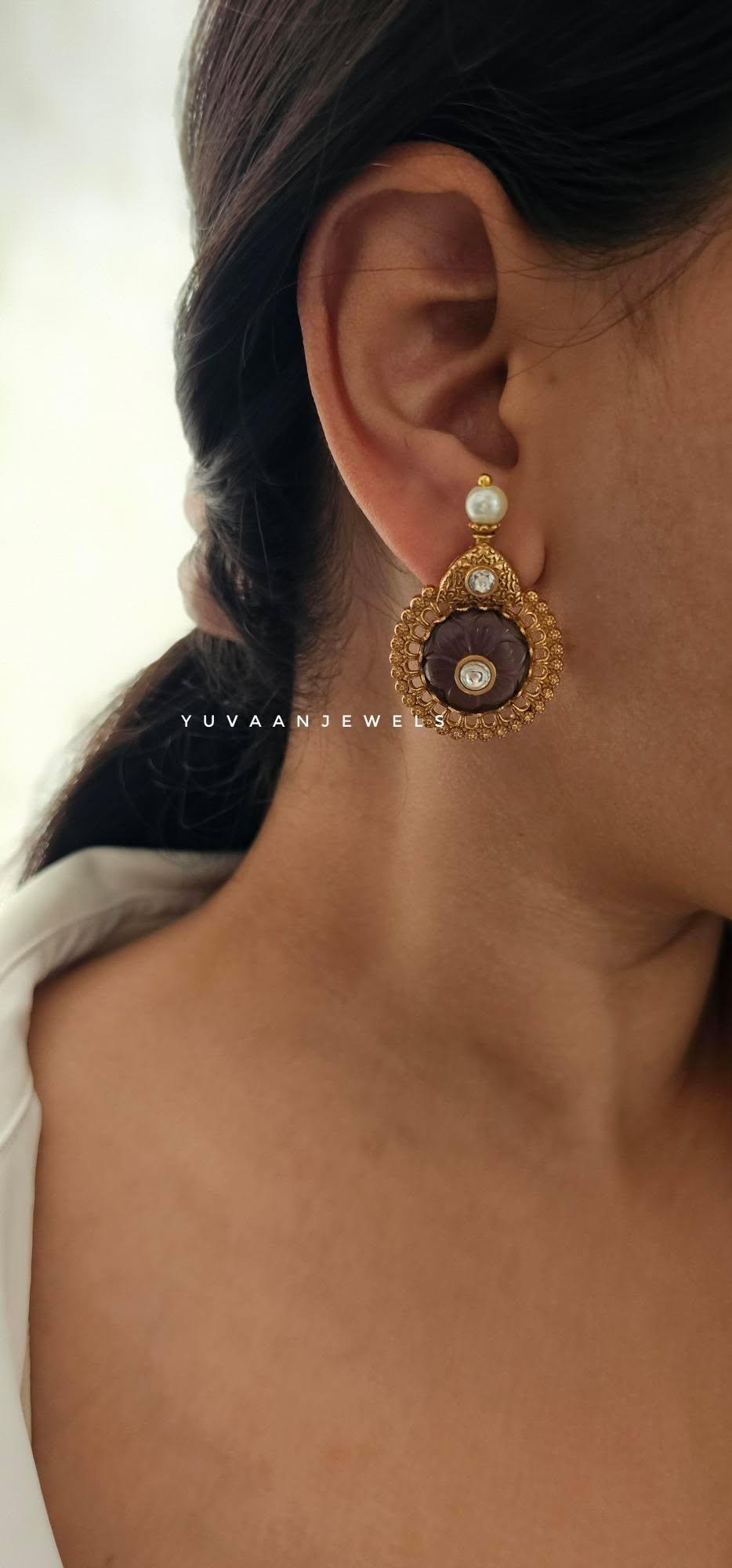 Aratrika handcrafted earrings Thumbnail
