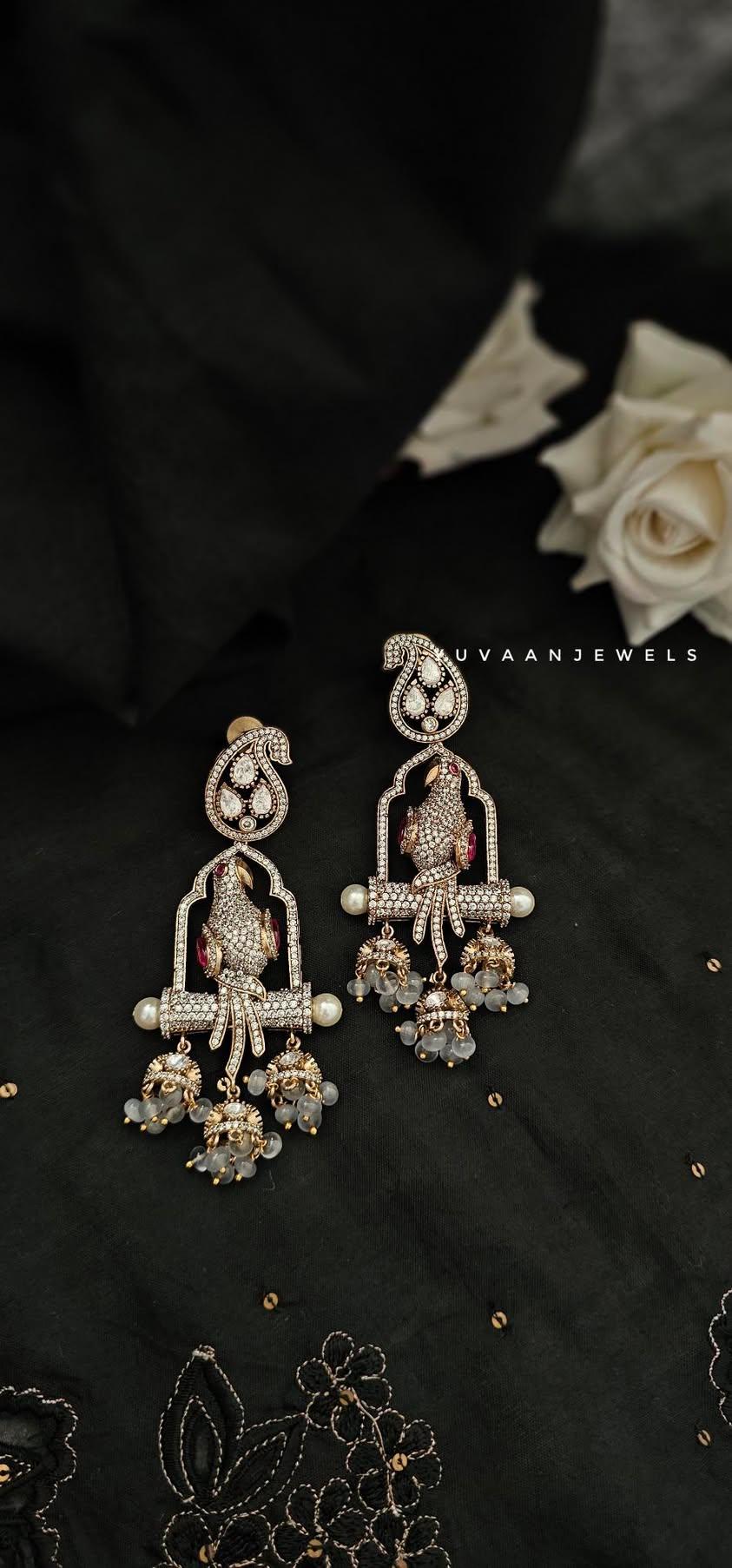 Mittu quartz and polki chaandbali Thumbnail